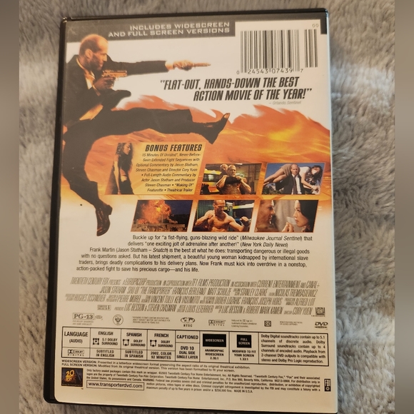 DVD of The Transporter- Special Edition - Picture 2 of 3